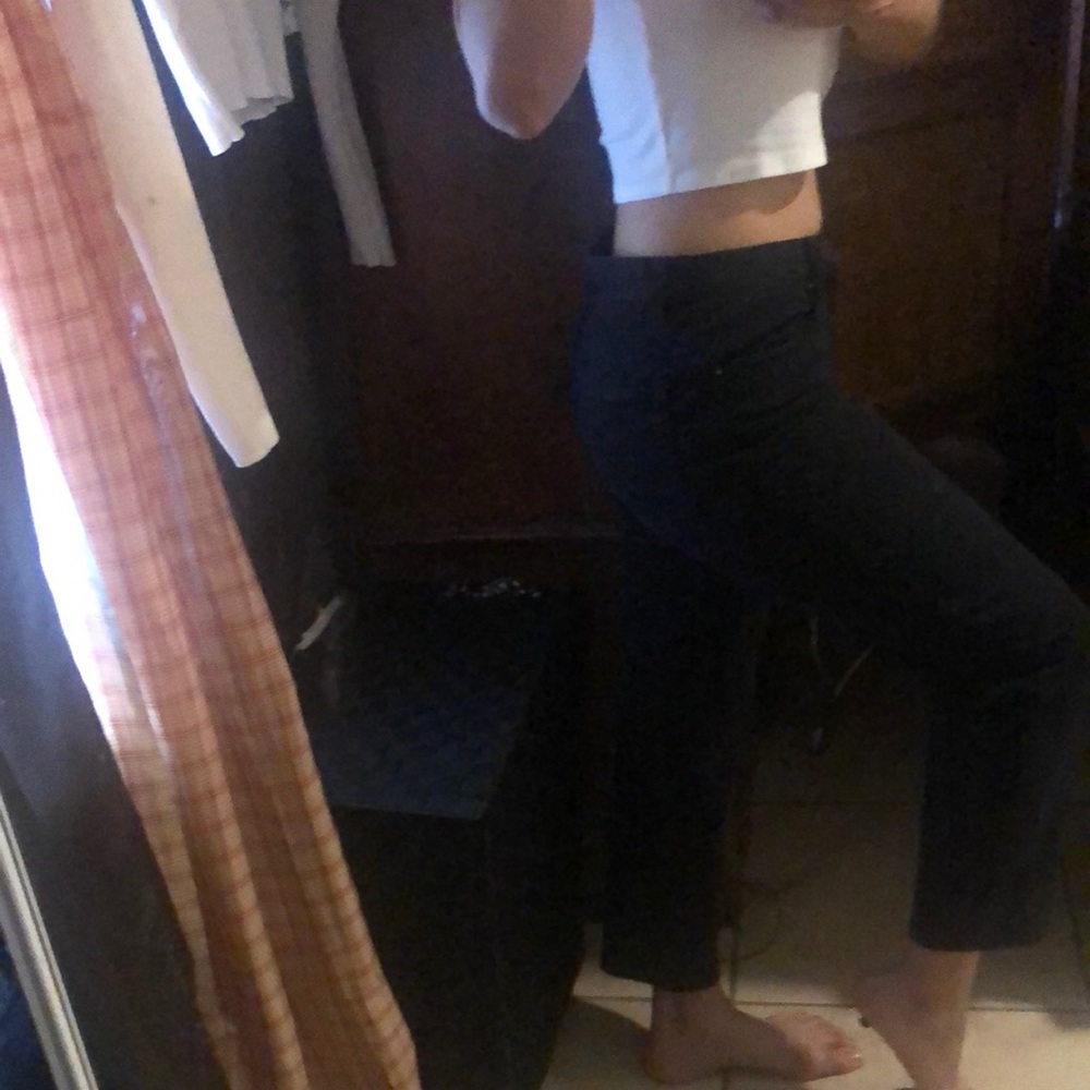 Black jeans mid rise